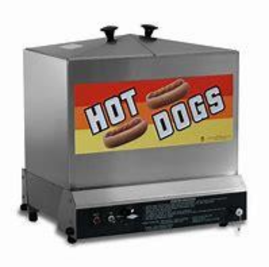 Picture of hot dog steamer